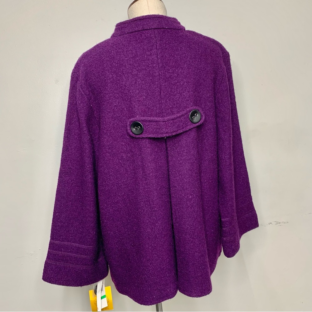 Ruby Rd. Purple Button-Up Jacket - Picture 9 of 12